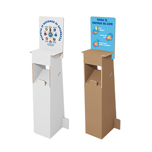 Colonnina disinfettante prestampata | tictac.it