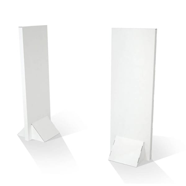 DISPLAY SALES - Porta Brochure Per Manifesti DIN A3 | Supporto Pubblicitario In Nero Con Angoli Rondò | Totem Pubblicitario 1,20 M Di Altezza Totale In Formato Ritratto/paesaggio Uso