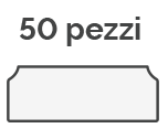 50 pezzi (kit da 50 pezzi dello stesso soggetto)