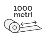 1000 m x H 8 cm