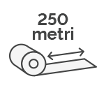 250 m x H 8 cm