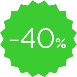 Promo -40% verde