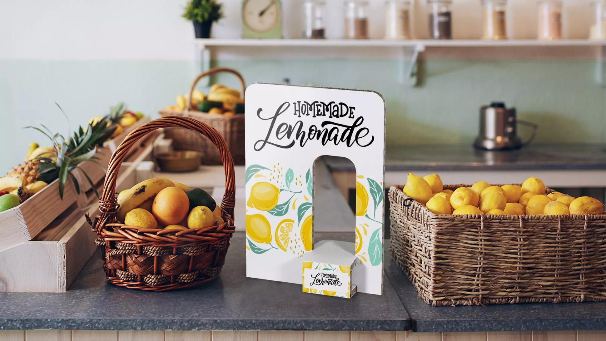 Espositore portabevande in cartone bianco | tictac.it