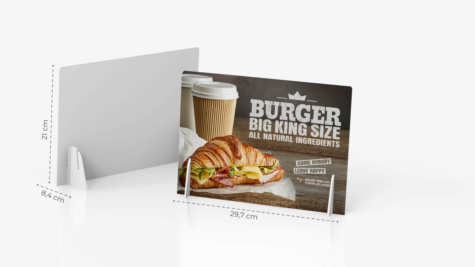 Display pvc A4 orizzontale con grafica | tictac.it Display pvc A4 orizzontale con grafica | tictac.it