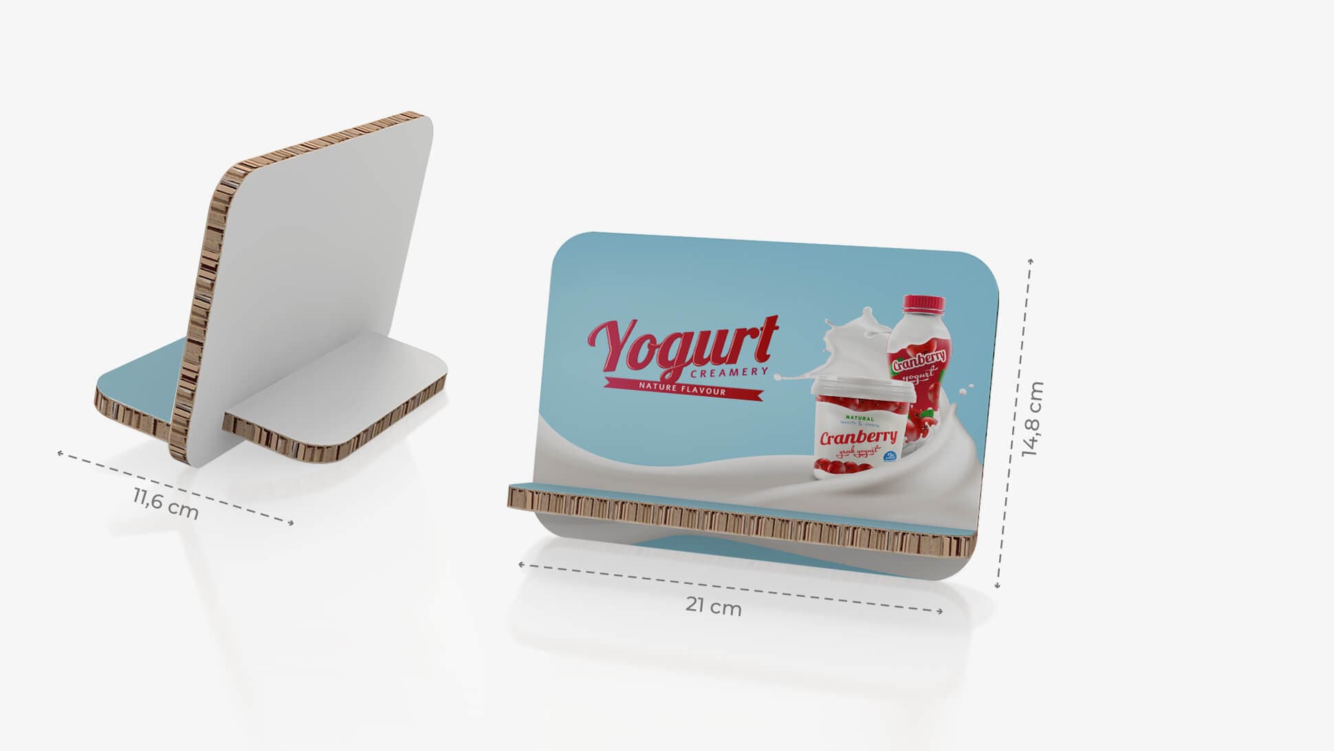 Display da banco inclinato 21x14,8 cm con grafica studio | tictac.it Display da banco inclinato 21x14,8 cm con grafica studio | tictac.it