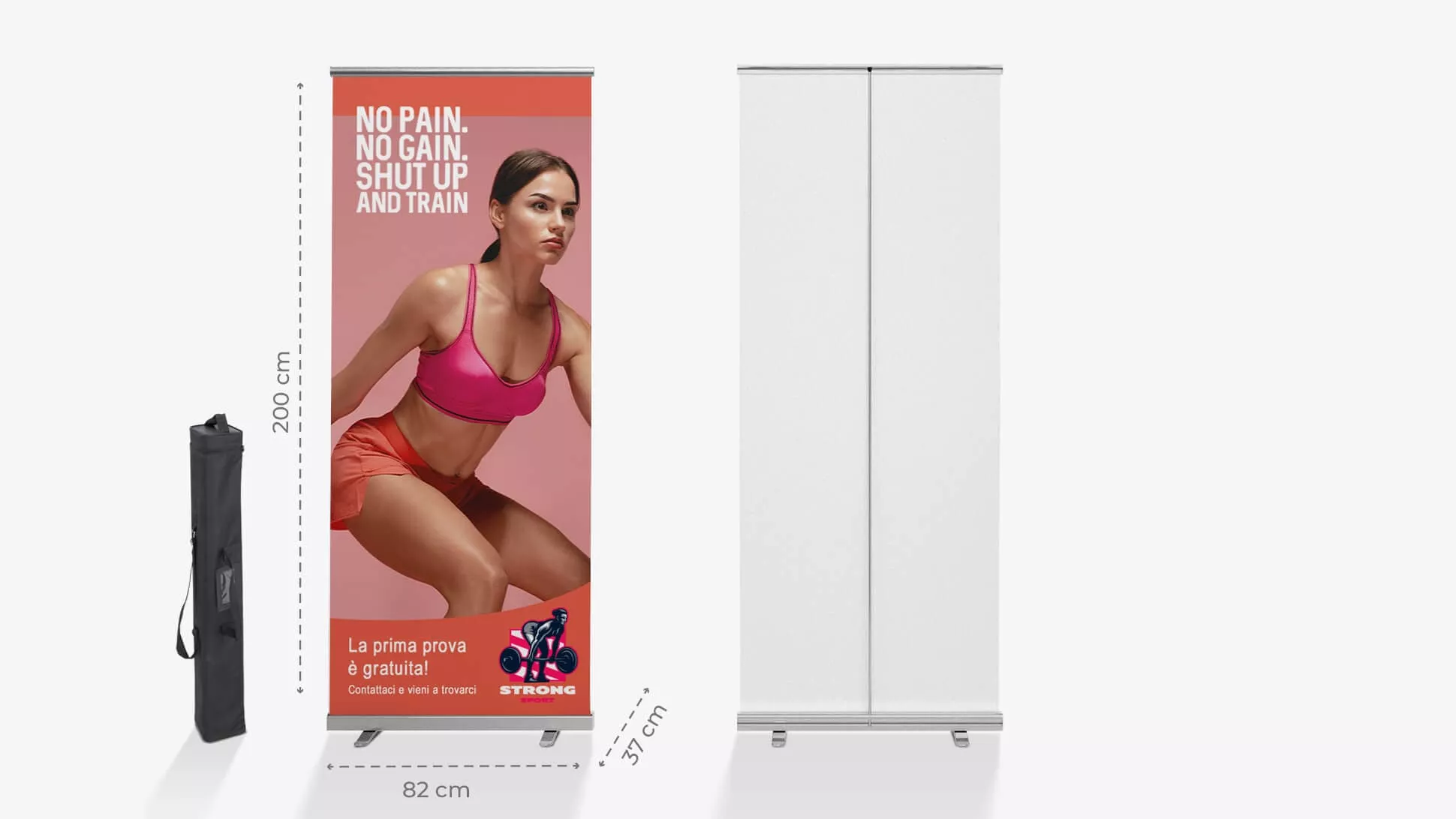 Espositore roll up 200x82 cm | tictac.it Espositore roll up 200x82 cm | tictac.it