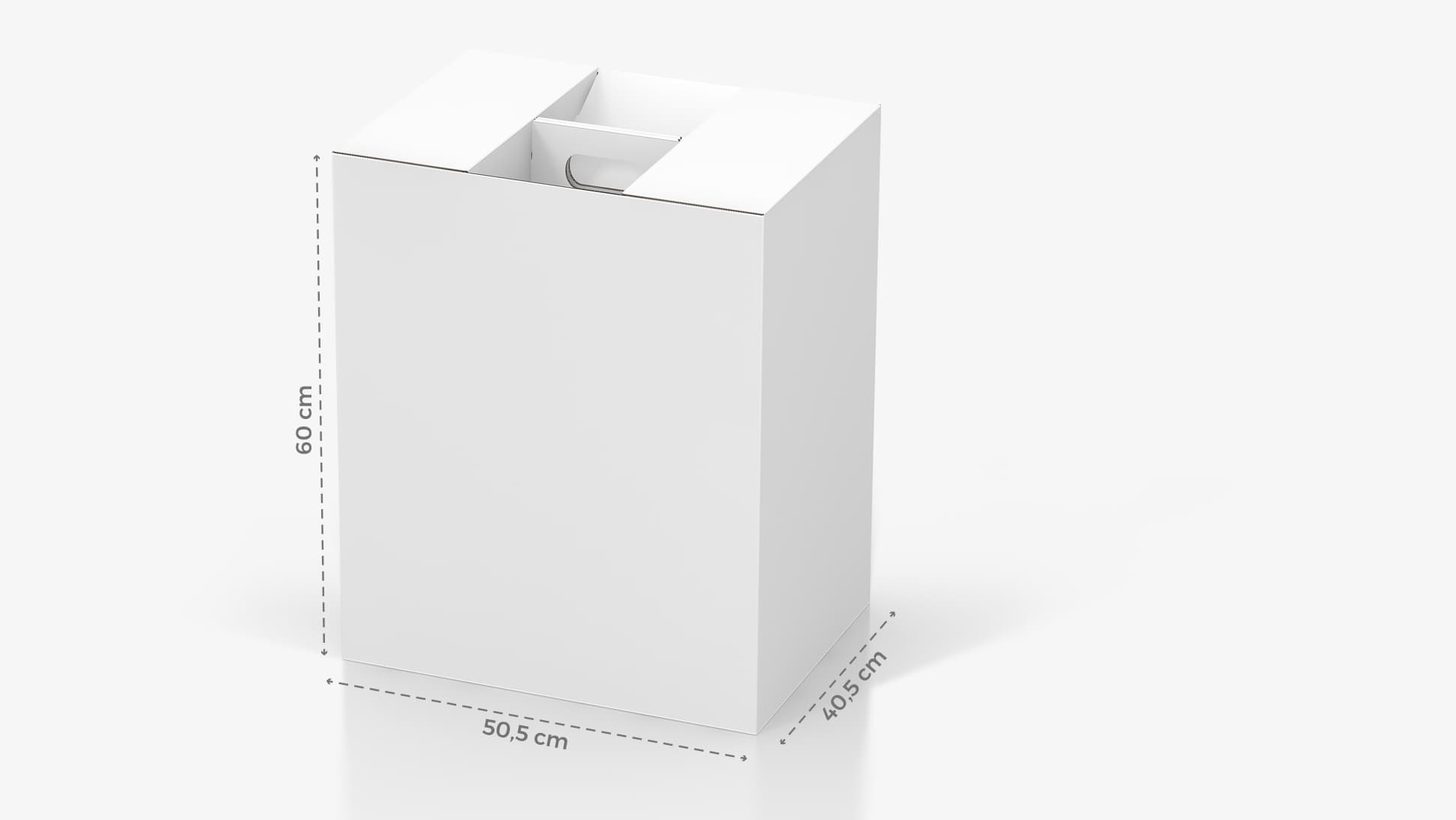 Portabottiglie in cartone 50,5x60 cm personalizzabile | tictac.it