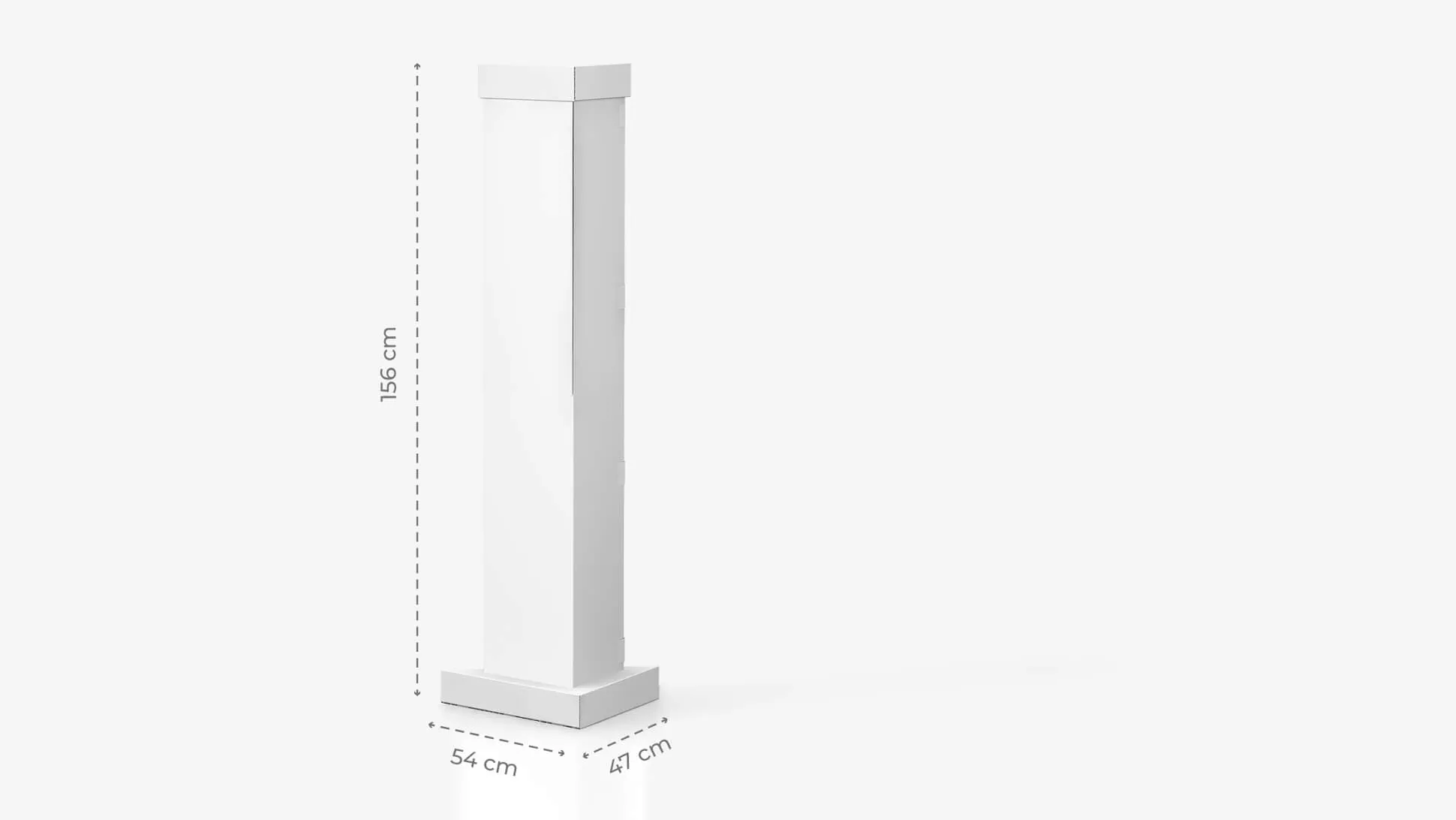 Totem in cartone personalizzabile 156x54 cm | tictac.it
