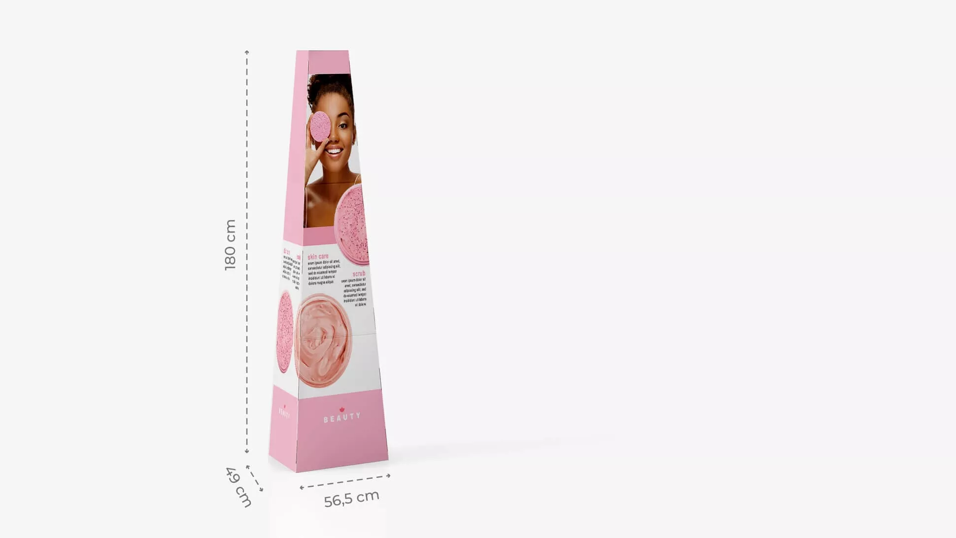 Display a piramide h180 cm | tictac.it