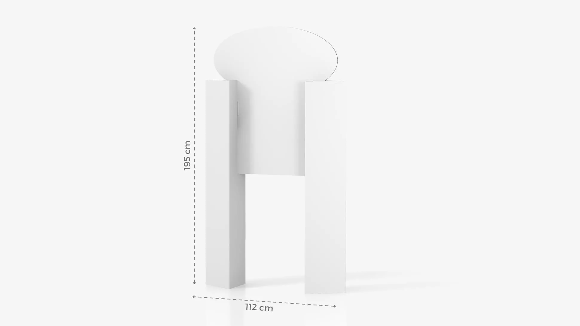 Display insegna h195 cm personalizzabile | tictac.it