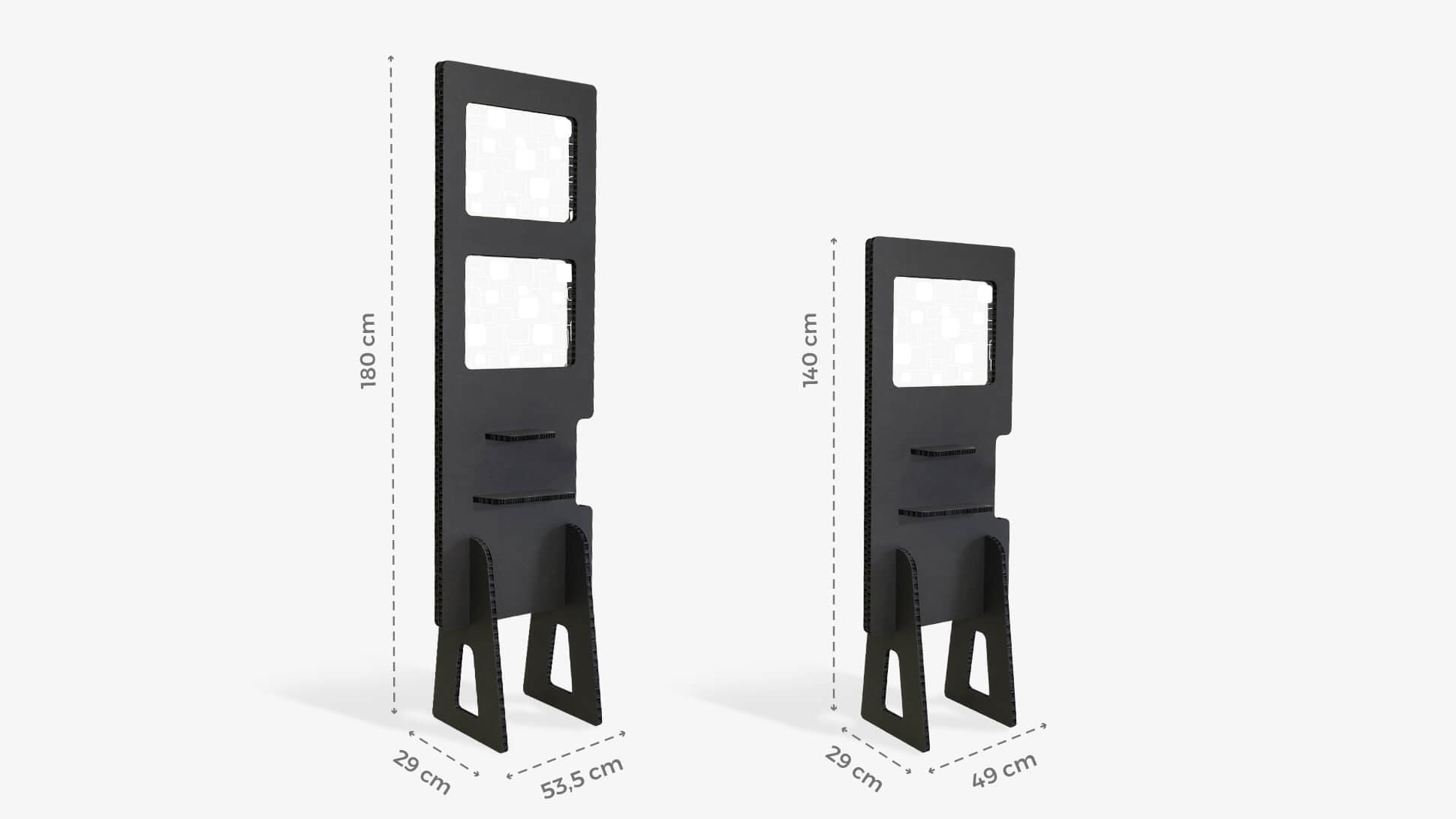 Divisorio in Nidoboard nero da 16 mm per separare ambienti, locali, centri estetici | tictac.it Divisorio in Nidoboard nero da 16 mm per separare ambienti, locali, centri estetici | tictac.it