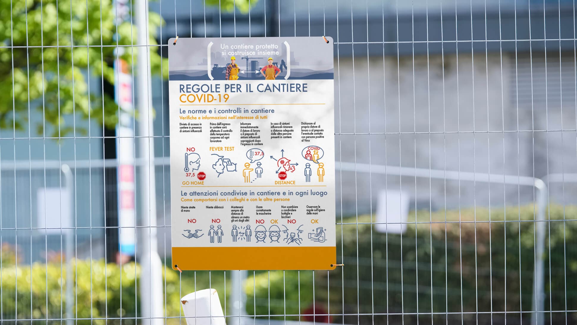 cartello Covid con regole per il cantiere in Forex | tictac.it cartello Covid con regole per il cantiere in Forex | tictac.it