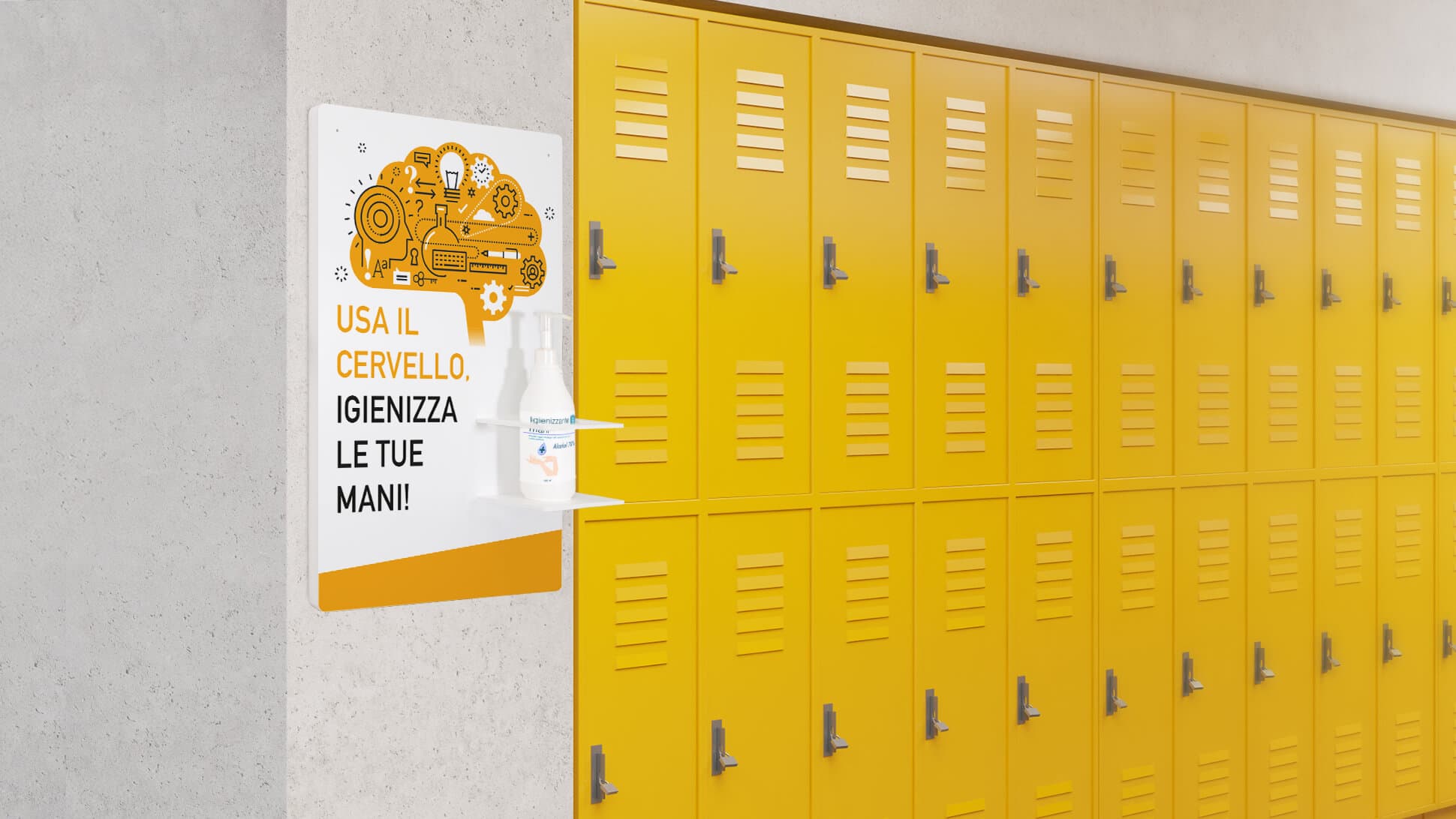 Colonnina igienizzante per scuole, asili | tictac.it Colonnina igienizzante per scuole, asili | tictac.it