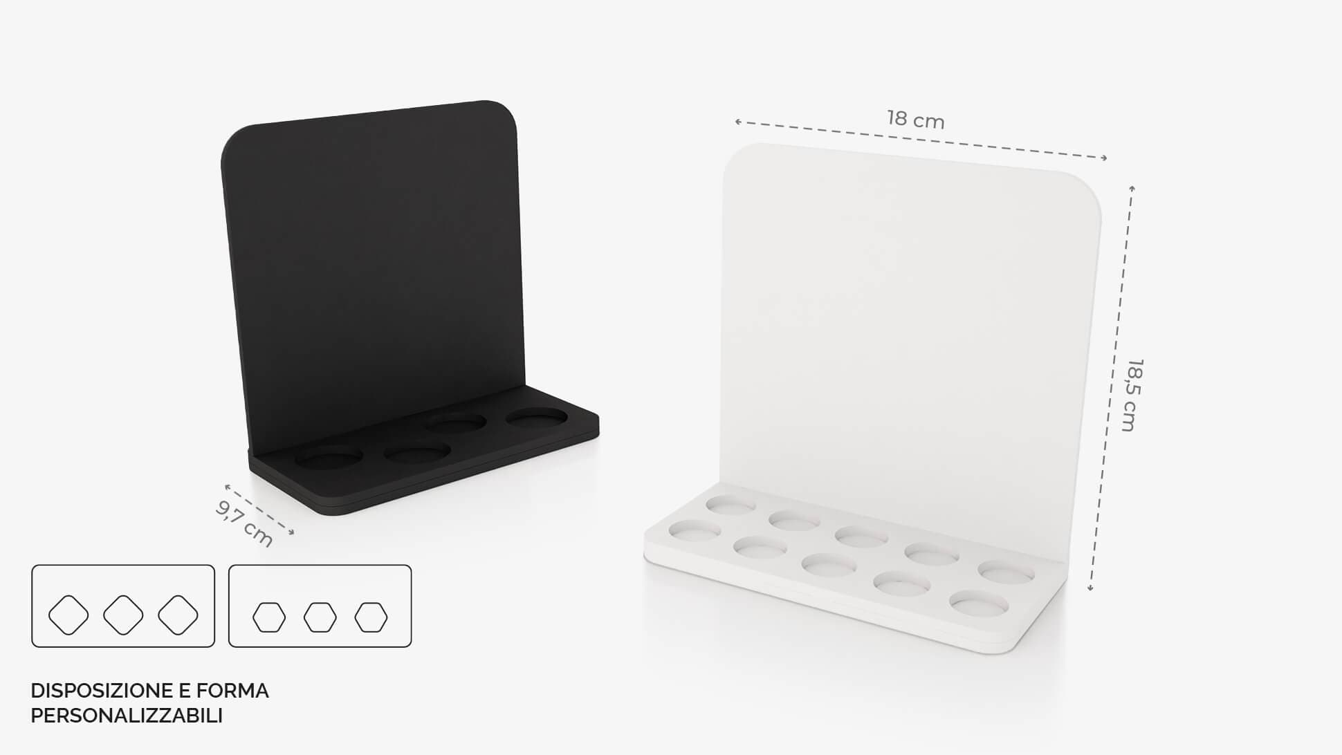Display da banco in PVC 18x18,5x9,7 cm | tictac.it Display da banco in PVC 18x18,5x9,7 cm | tictac.it
