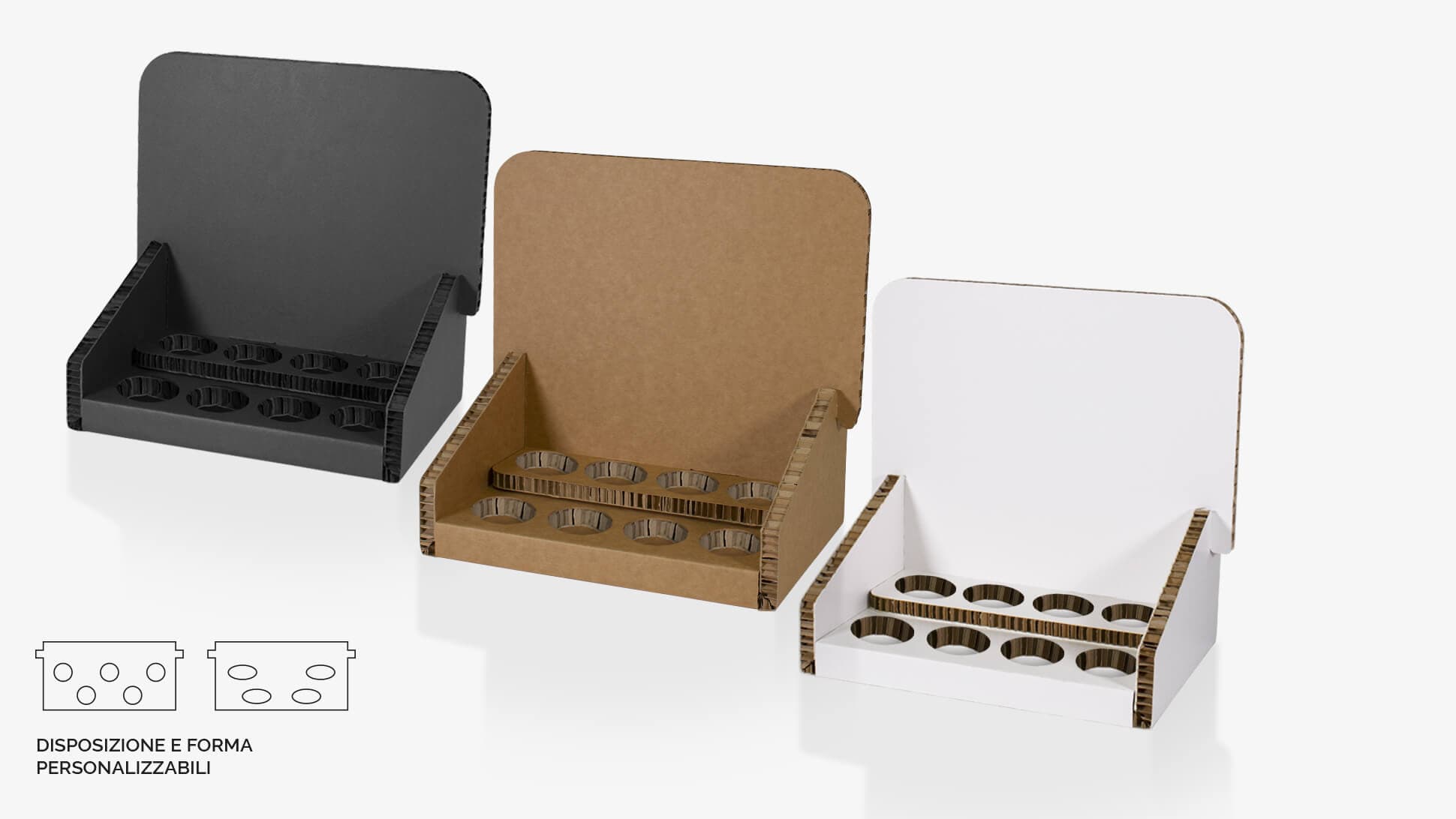 Espositore Lampone con fori personalizzabili alla base | tictac.it Espositore Lampone con fori personalizzabili alla base | tictac.it