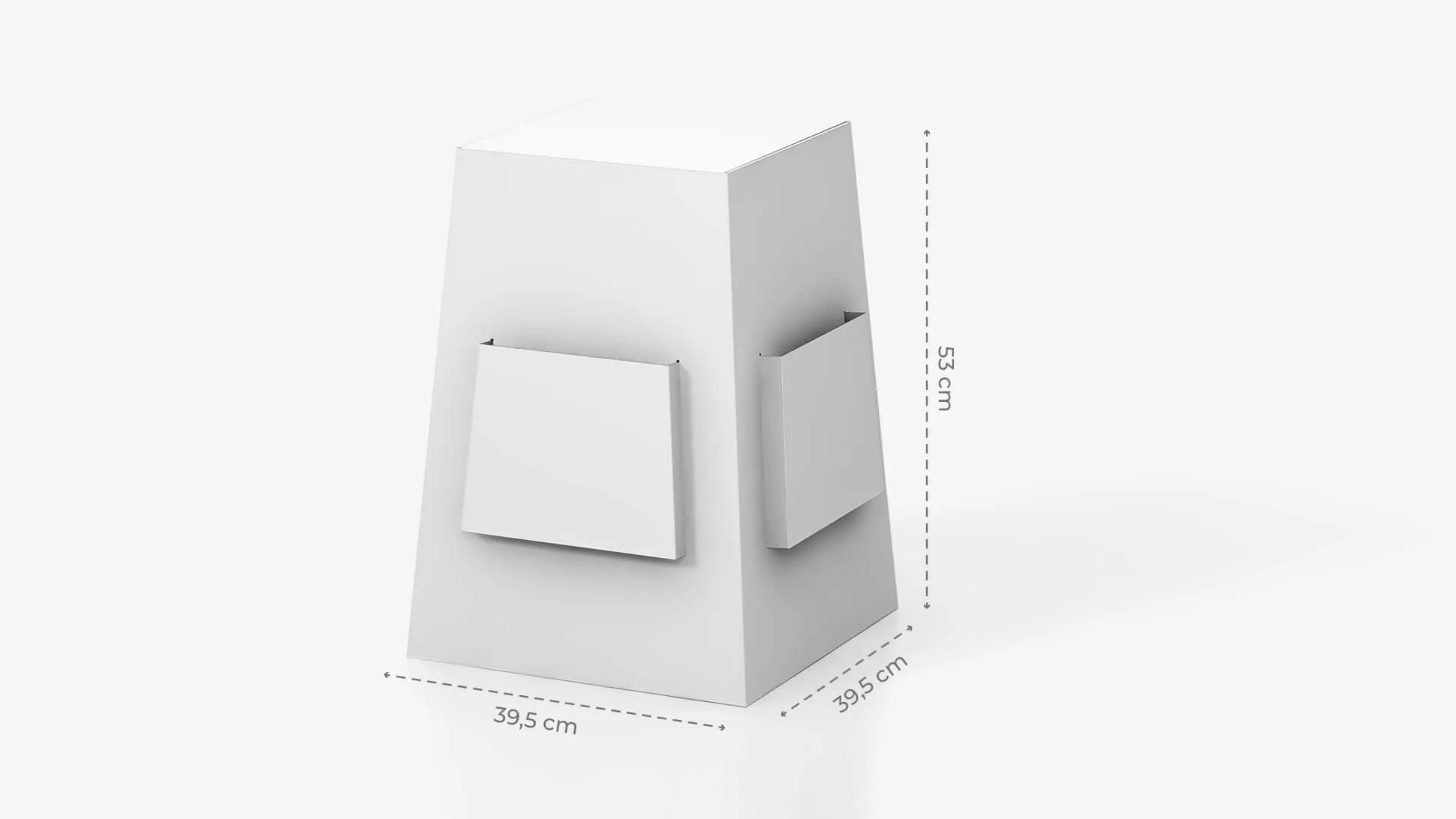 Espositore portavolantini da banco 20x40 cm personalizzabile | tictac.it