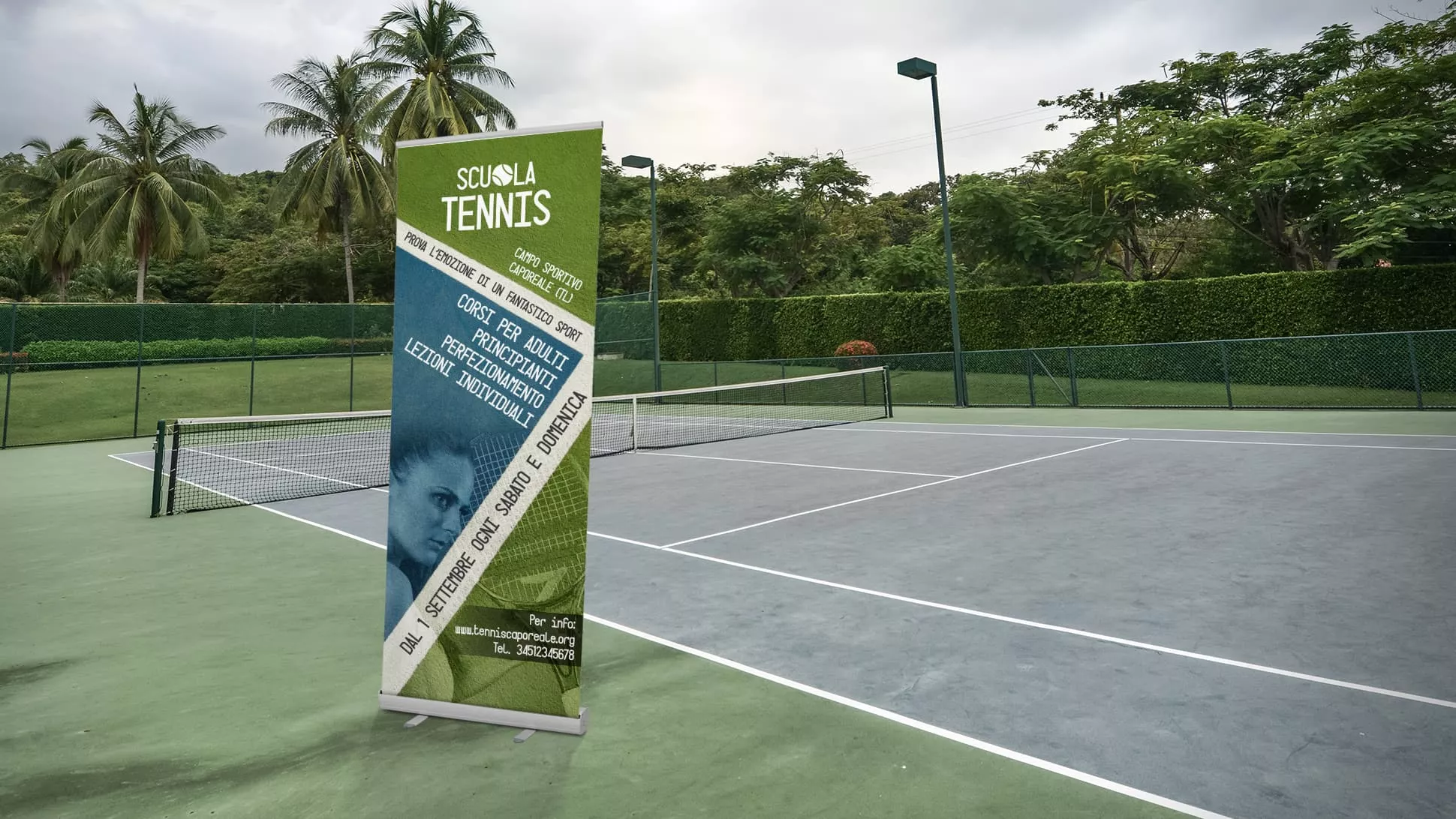 Roll Up Plus a tema sport corsi tennis | tictac.it