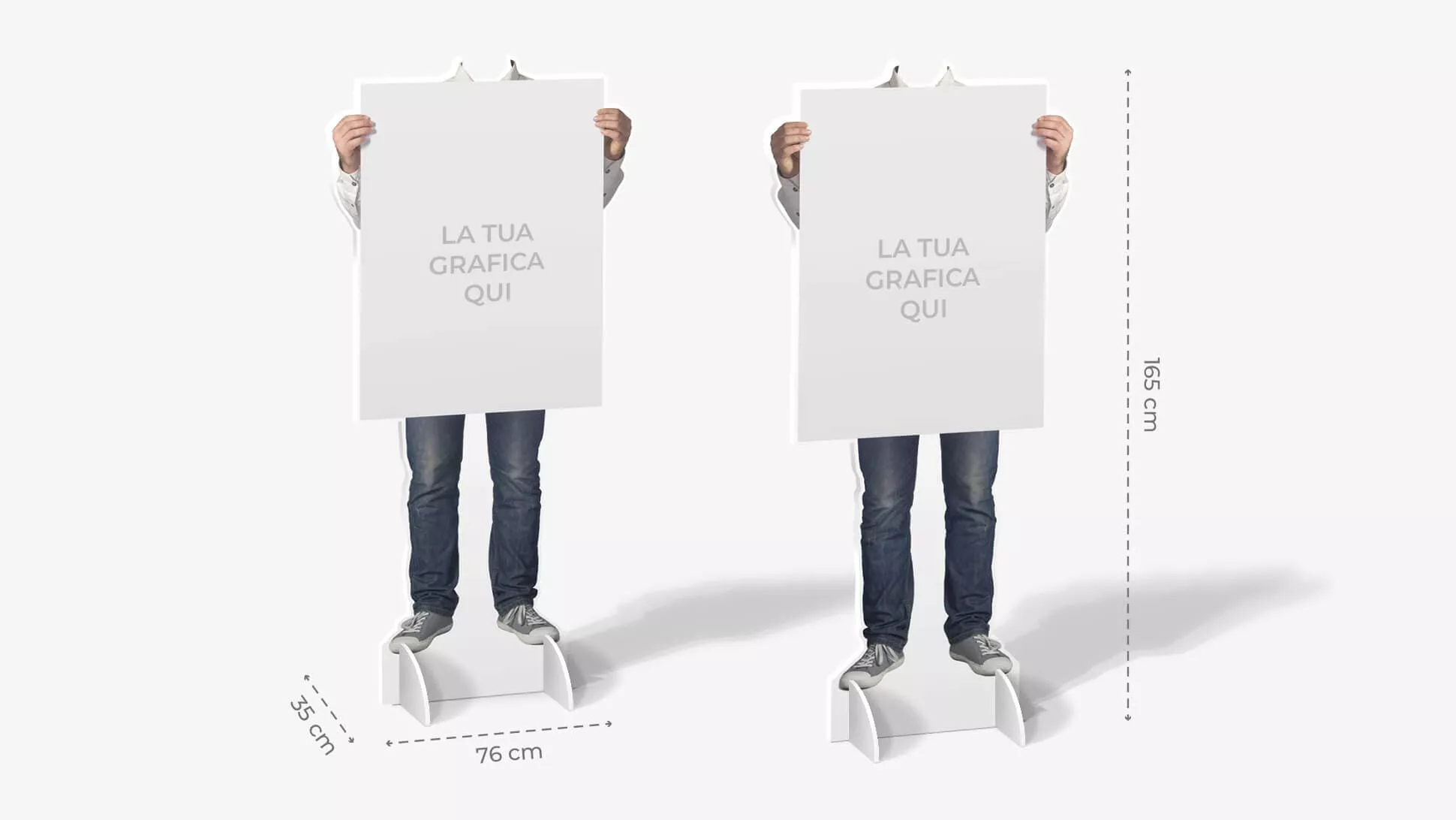 Sagome prestampate autoportanti in laminil con ragazzo | tictac.it	