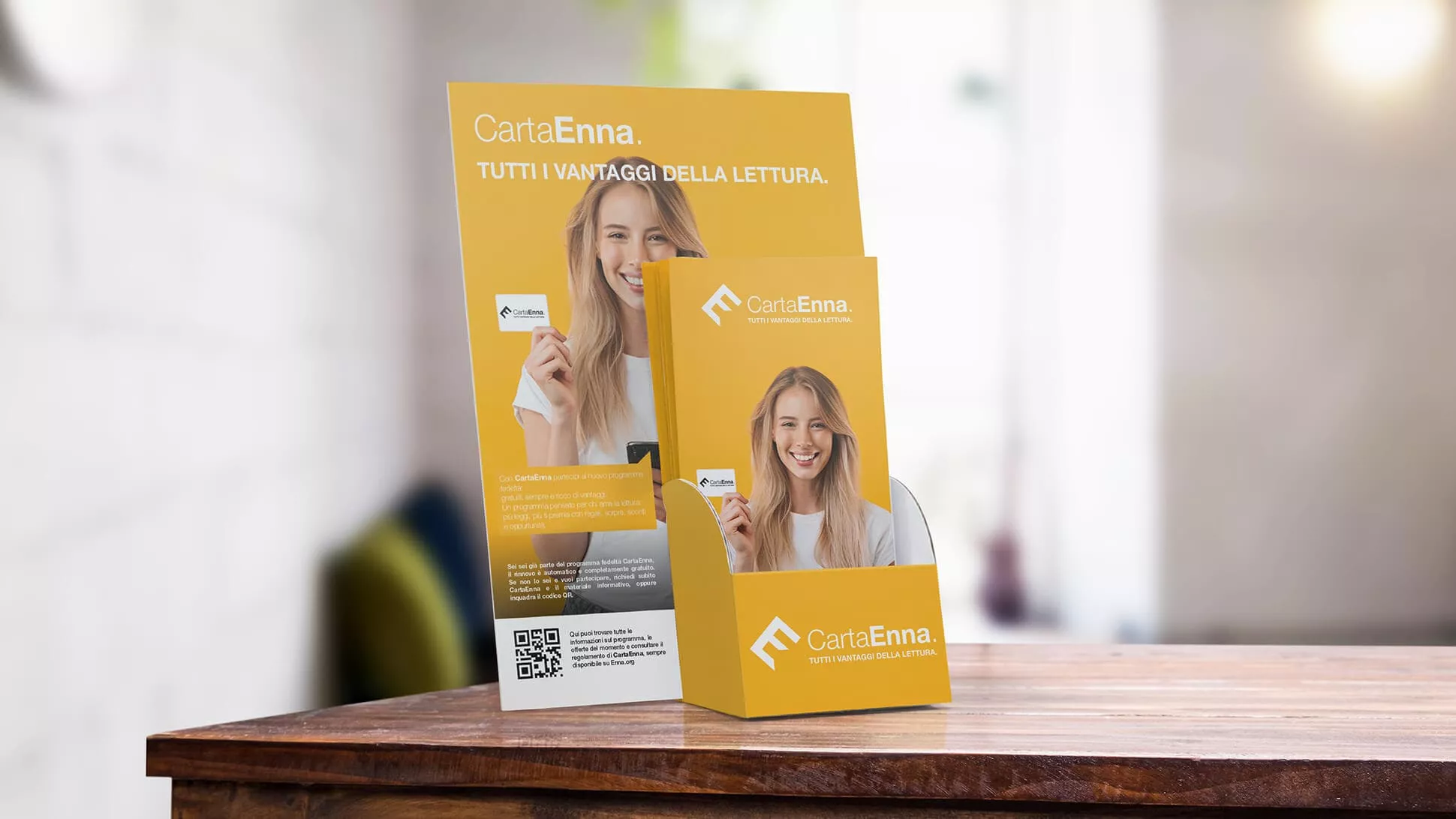 Porta volantini per uffici e studi con tasca a destra | tictac.it