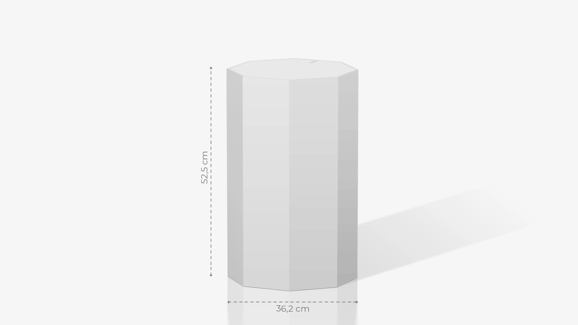 Espositore a ottagono piccolo personalizzabile | tictac.it