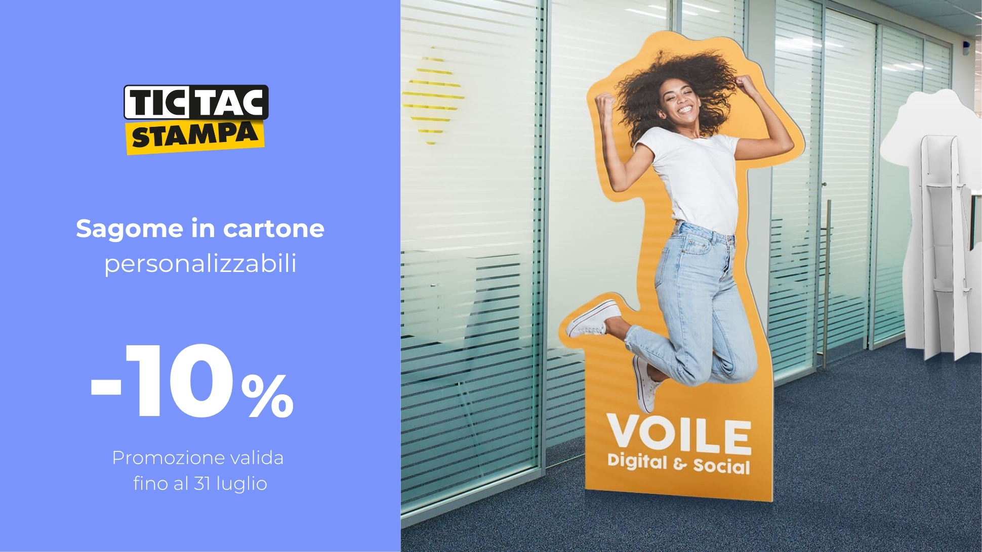 -10% su sagomati in cartone