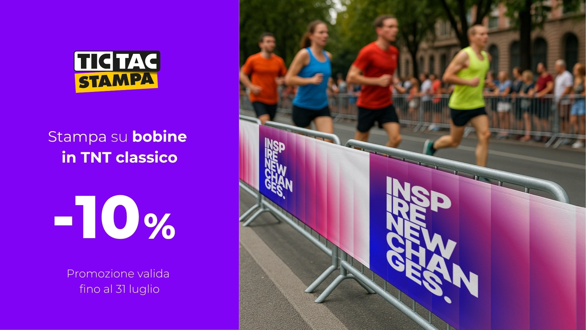 -10% su tnt in bobina materiale classico