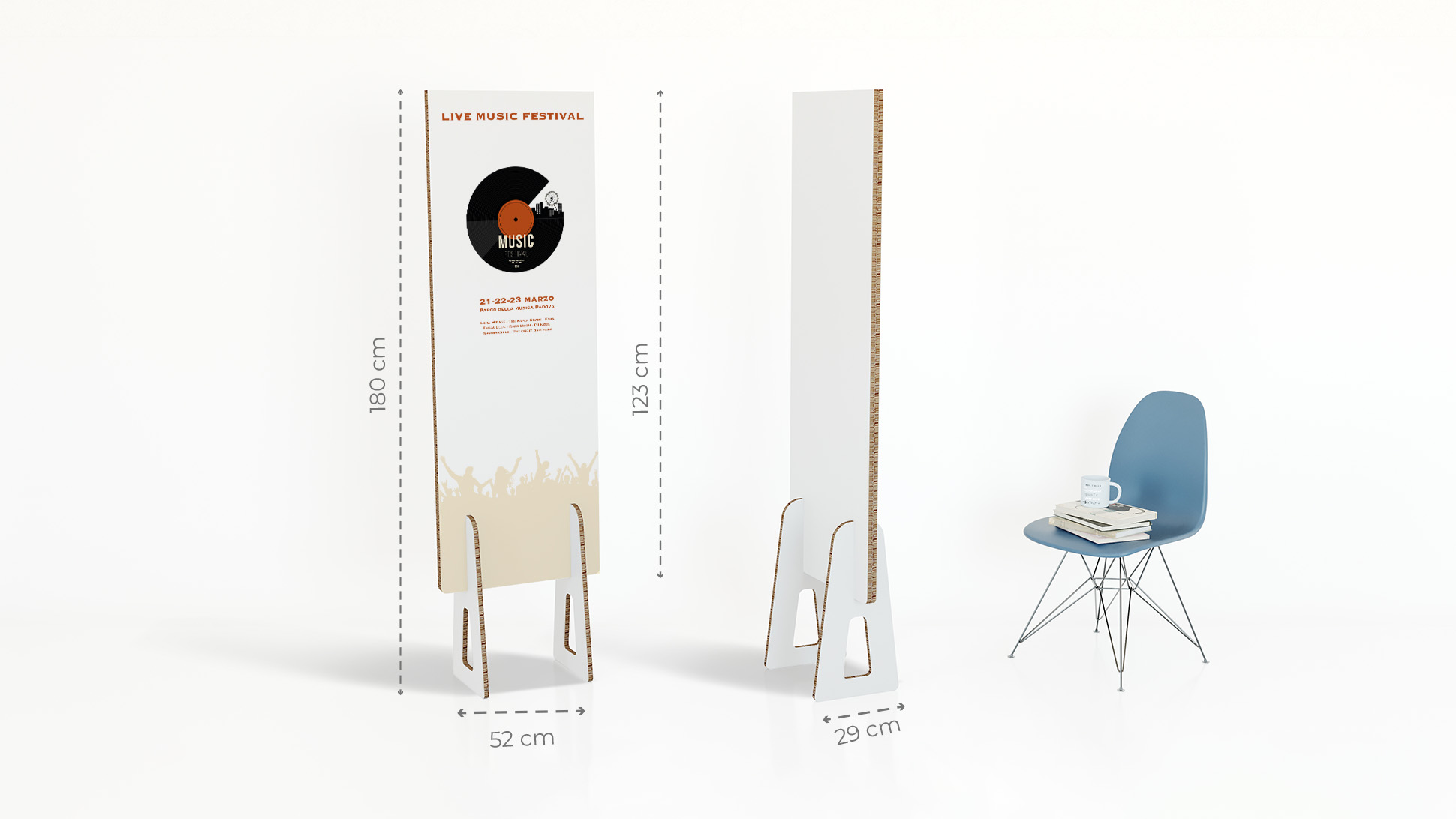 800.2222-02 monofacciale grande bianco| tictac.it