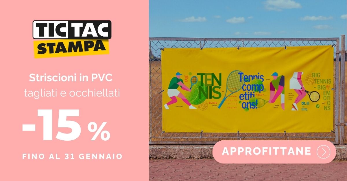 Striscione occhiellato | tictac.it