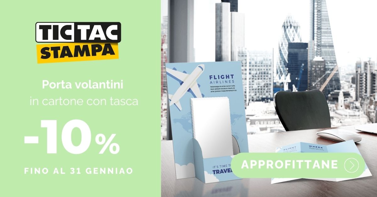 Portavolantini Basic A4 | tictac.it