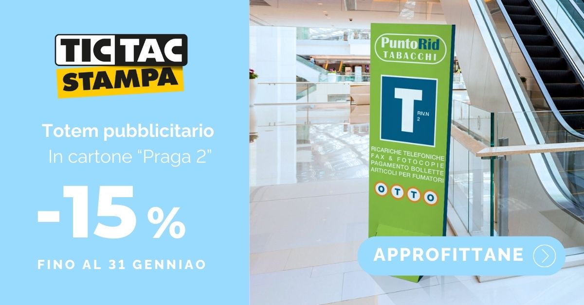 Totem Praga - 50x48,8xh150 cm | tictac.it