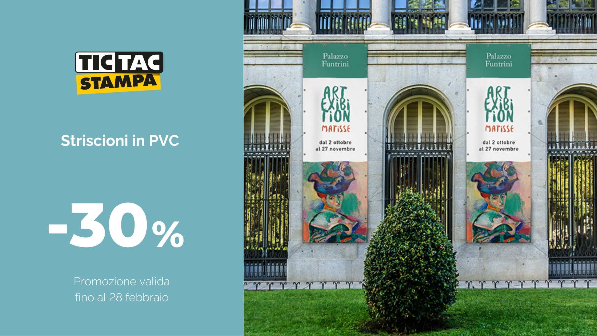 Striscione occhiellato | tictac.it