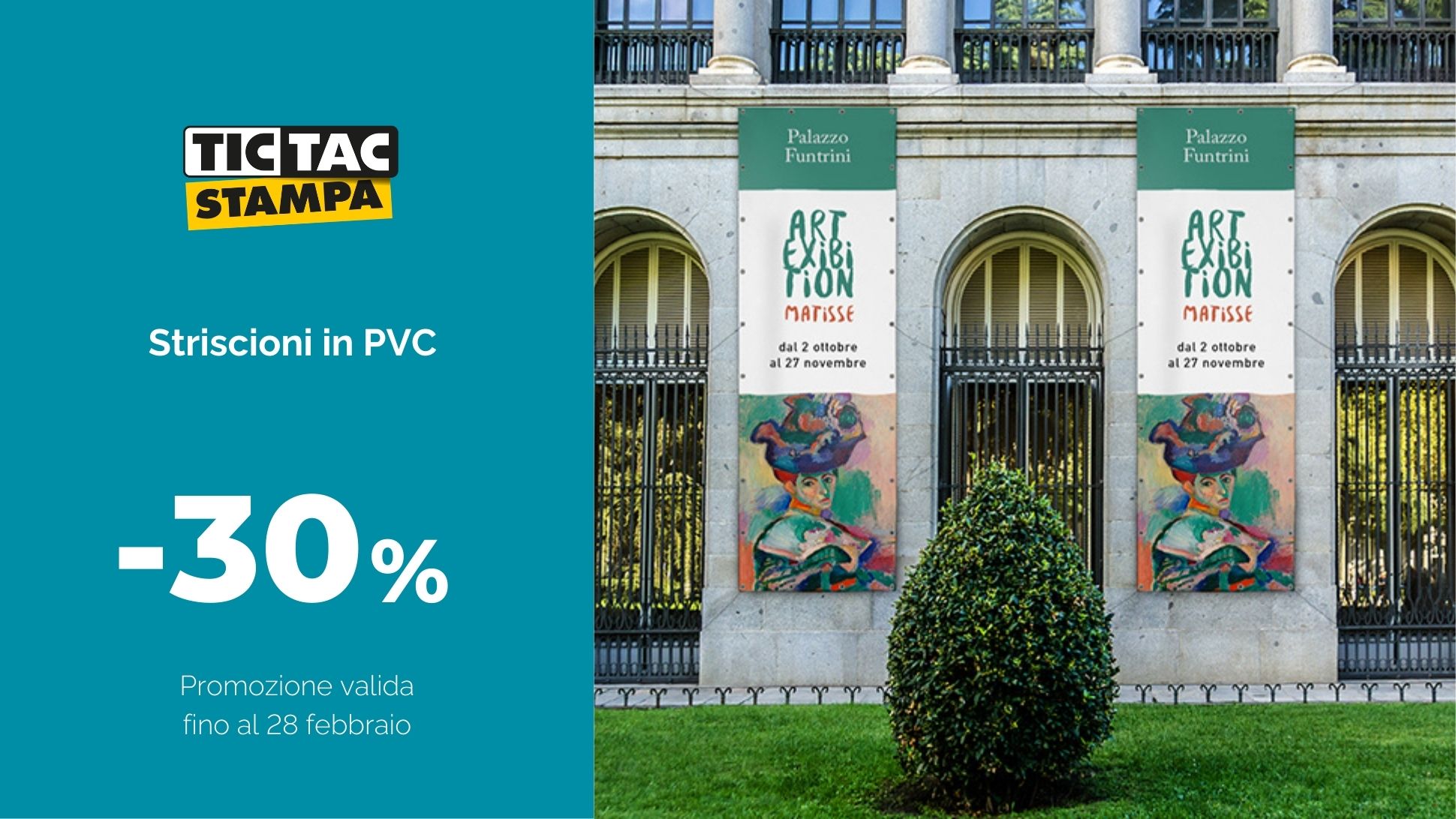 Striscione occhiellato | tictac.it