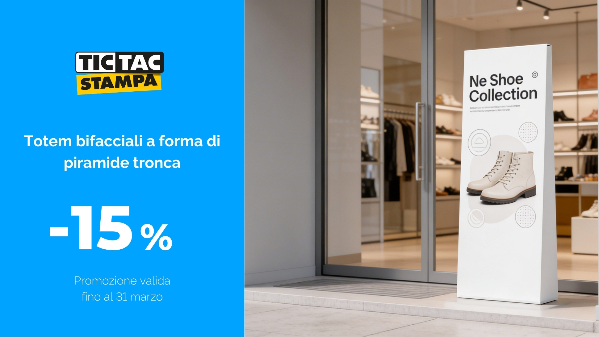 Totem Trapezio - 55x40xh143 cm | tictac.it