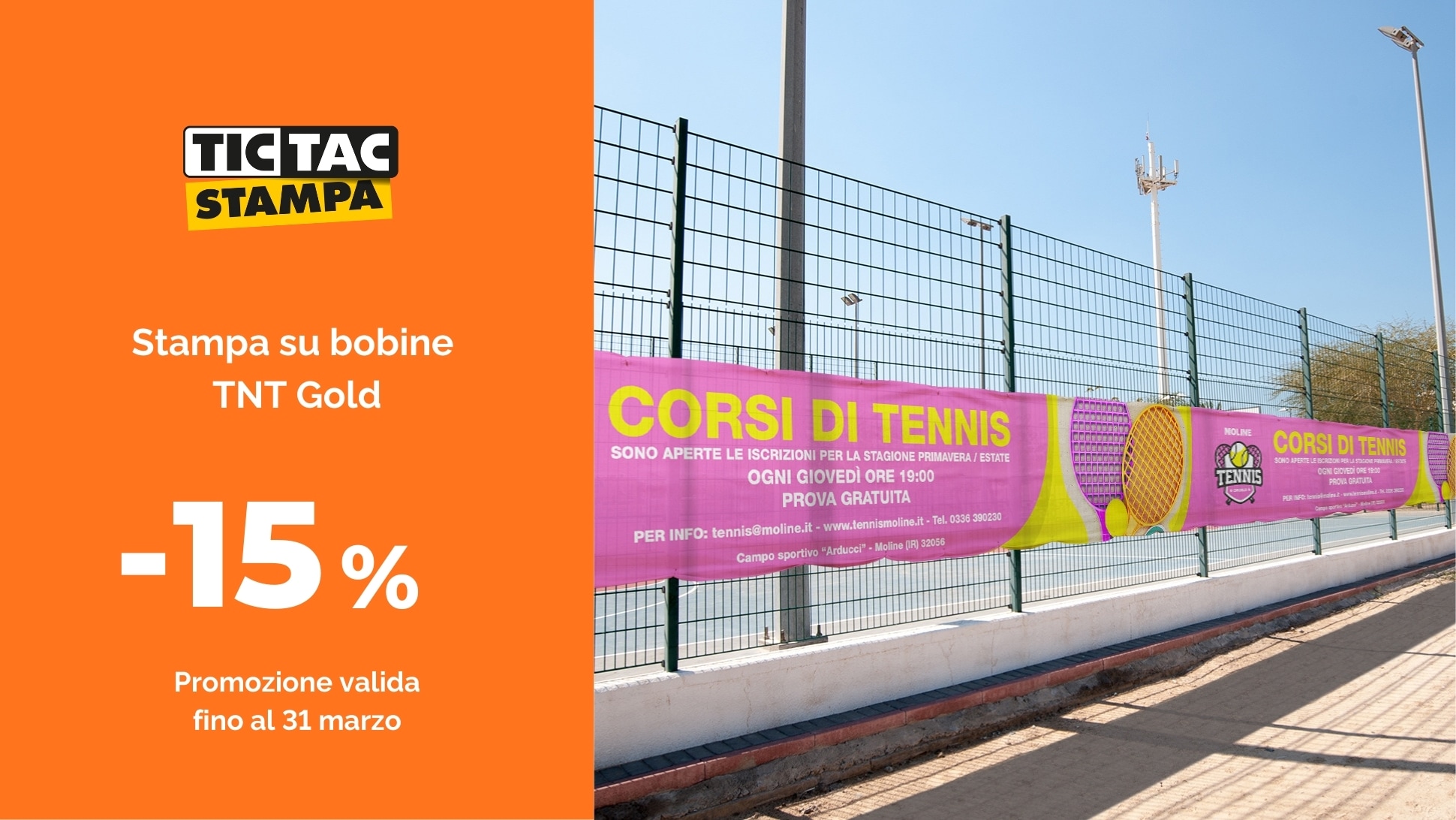 Promo marzo 2026 | tictac.it