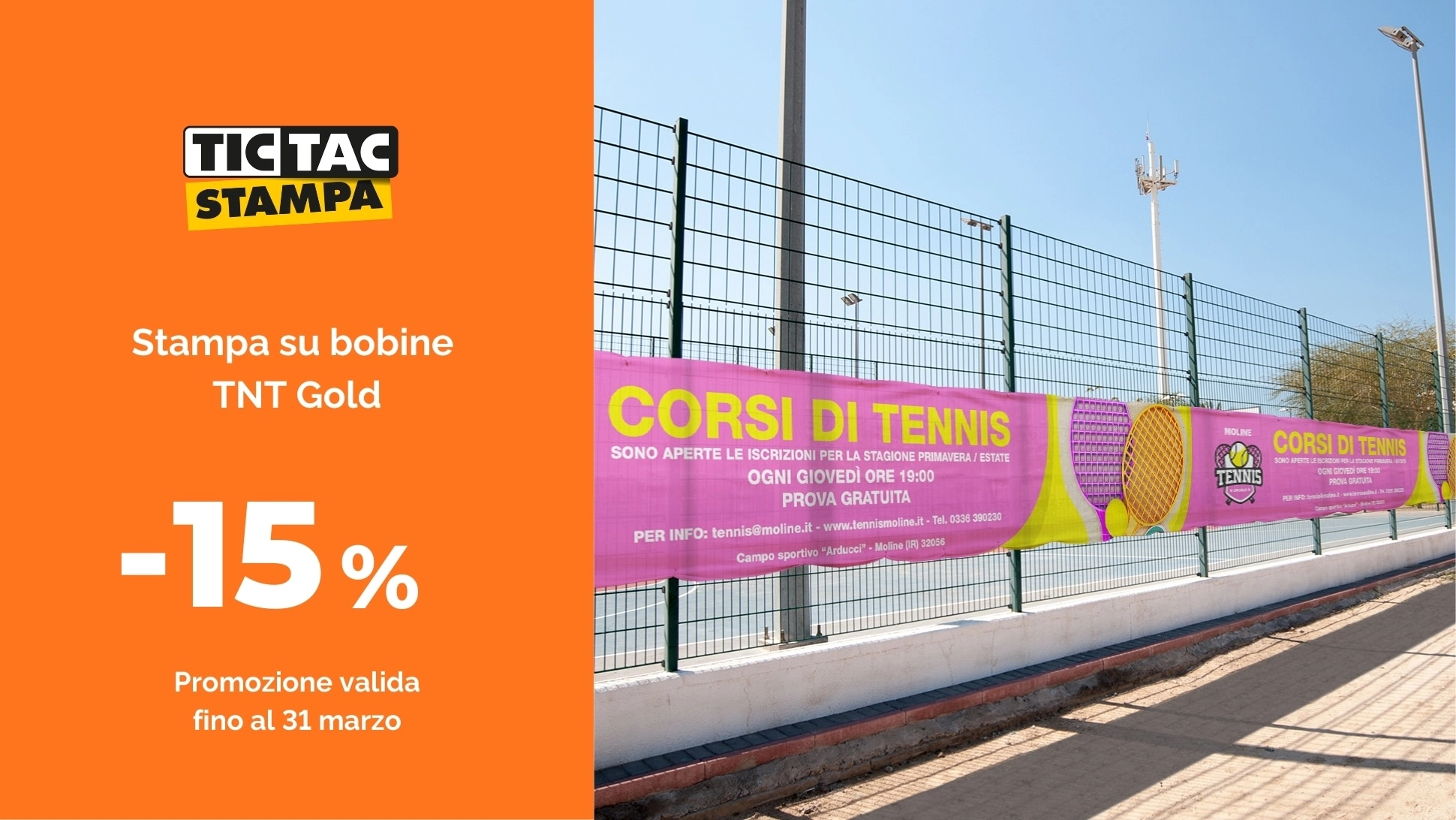 Promo marzo 2026 | tictac.it