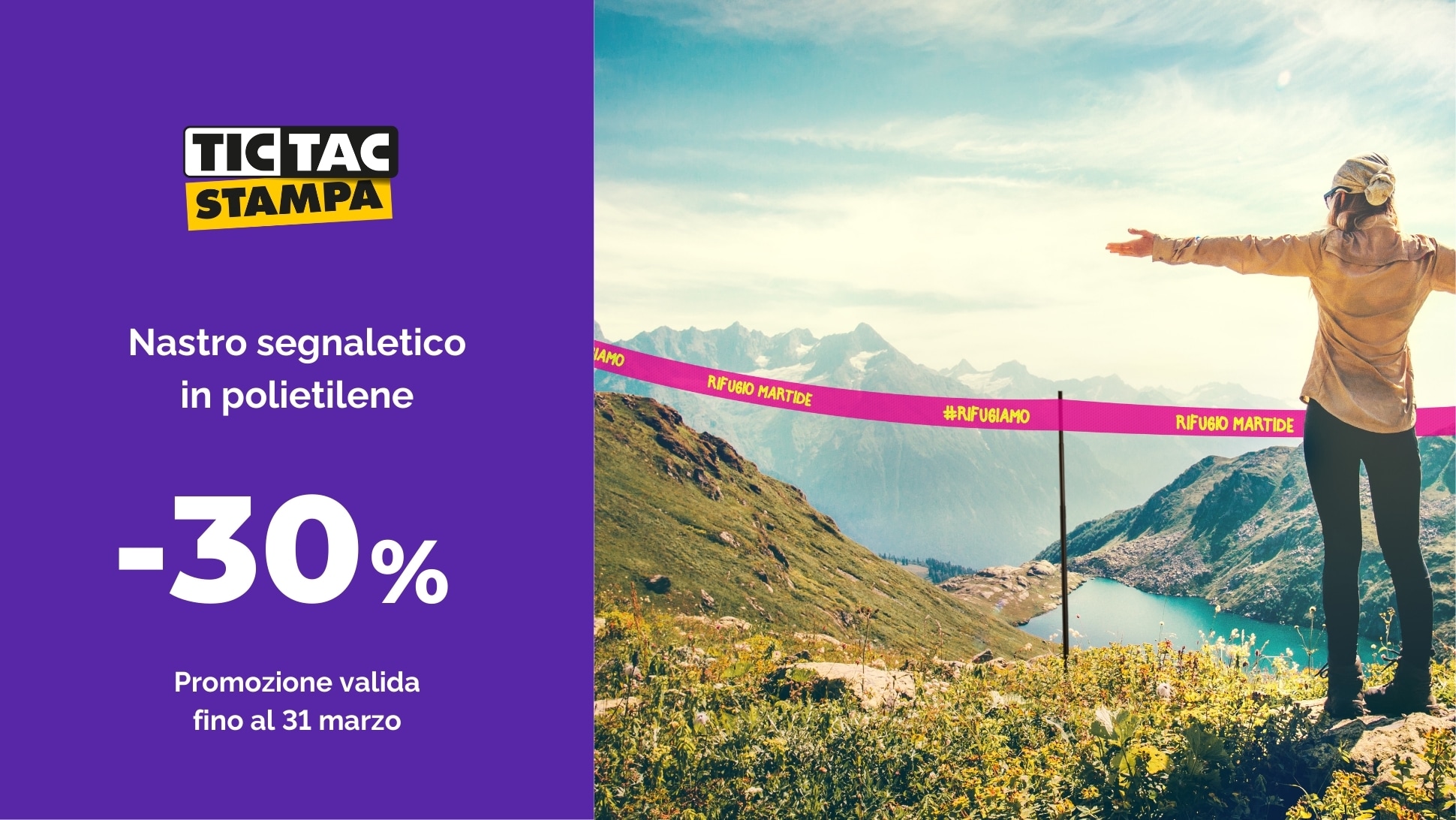 Nastro Segnaletico Personalizzato | tictac.it