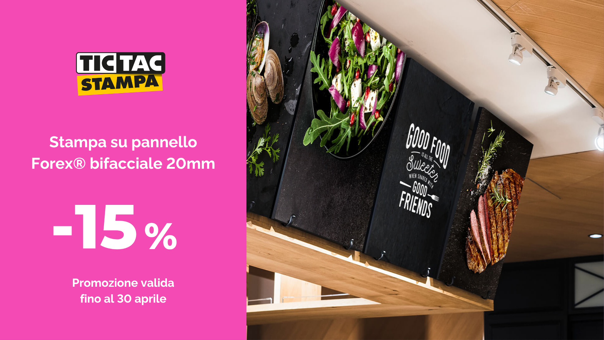 Sandwich 20 mm bifacciale | tictac.it