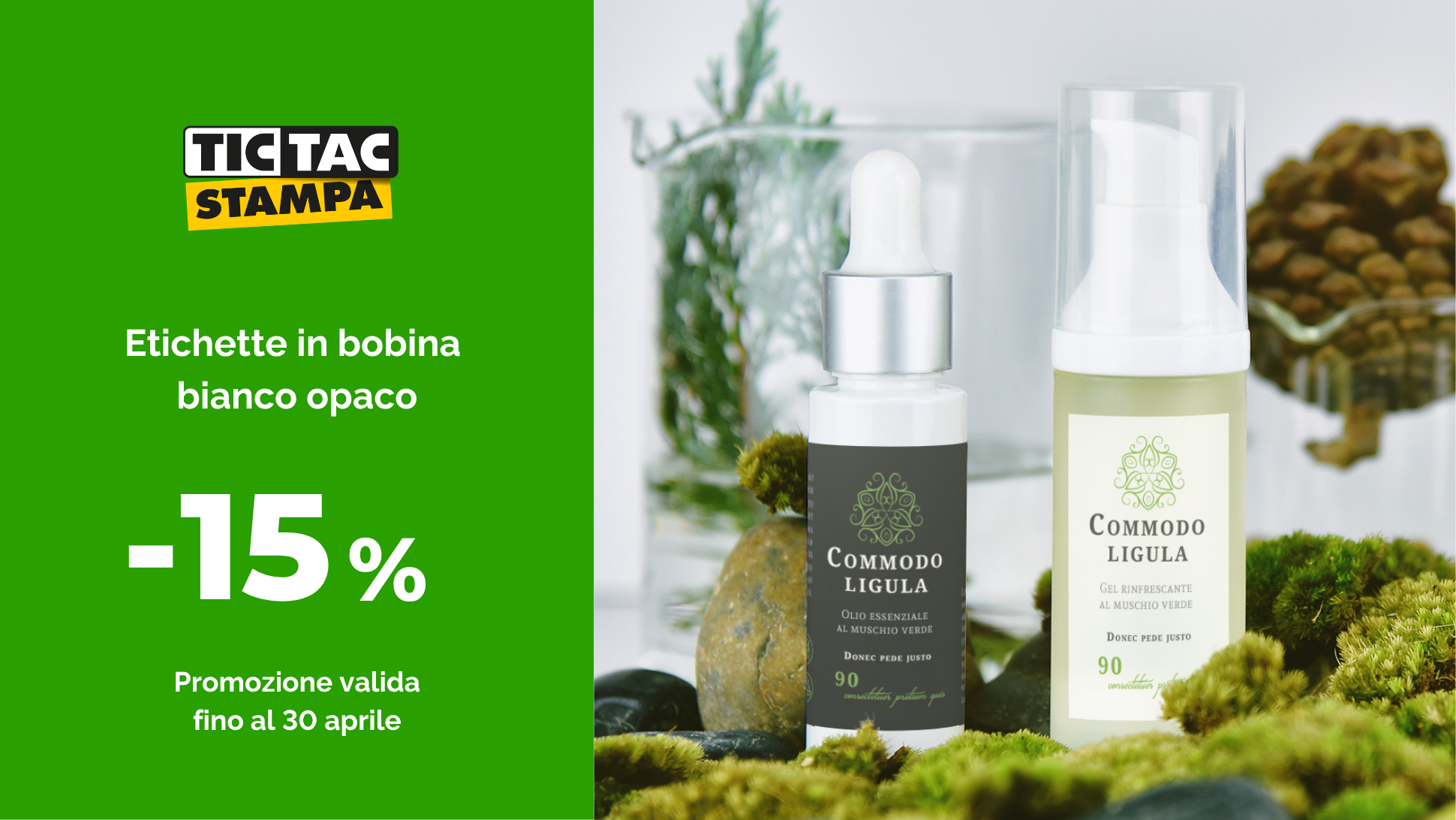 In polipropilene adesivo bianco opaco | tictac.it