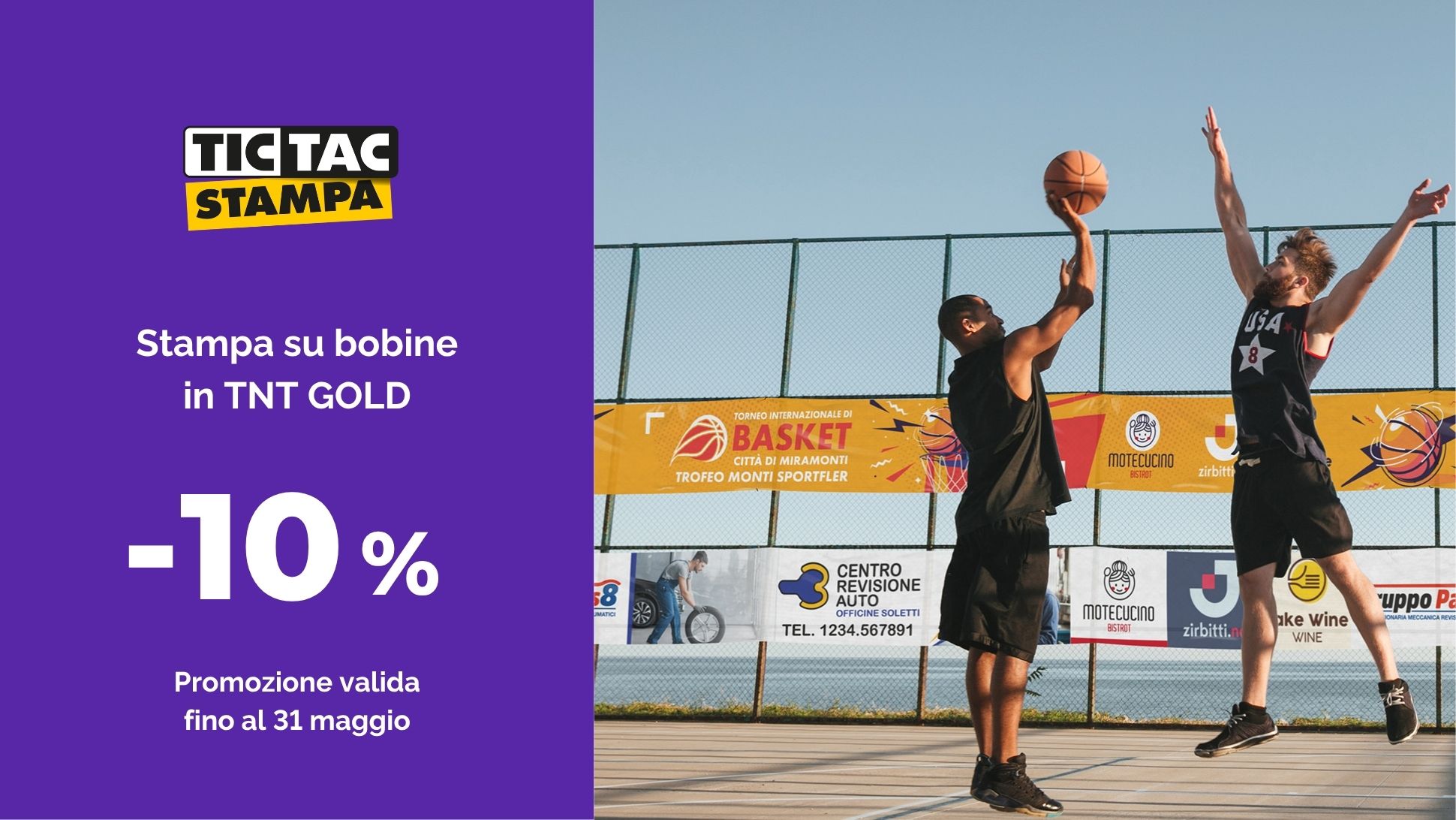 Stampa su bobine in TNT | tictac.it