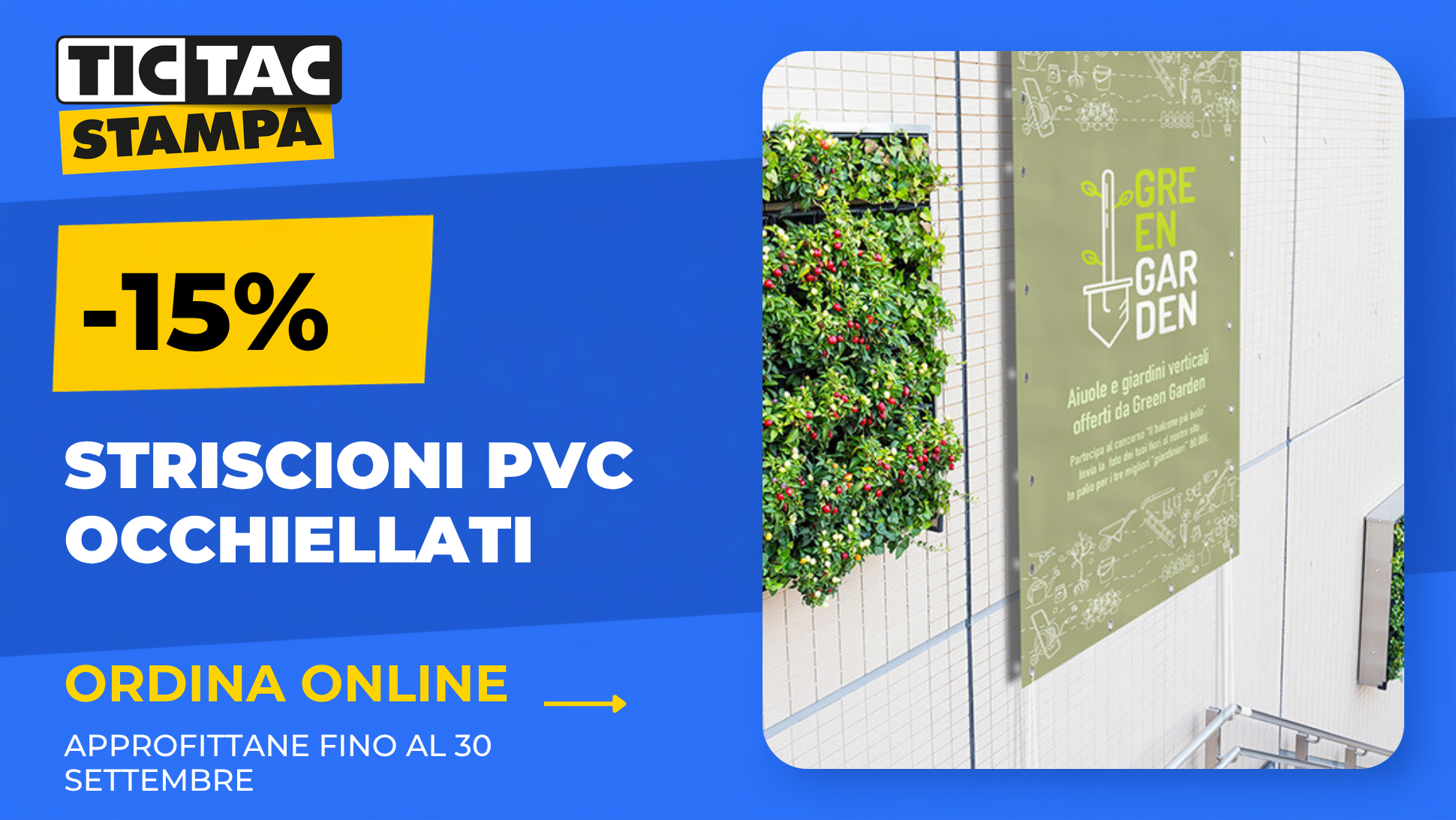 Striscione occhiellato | tictac.it
