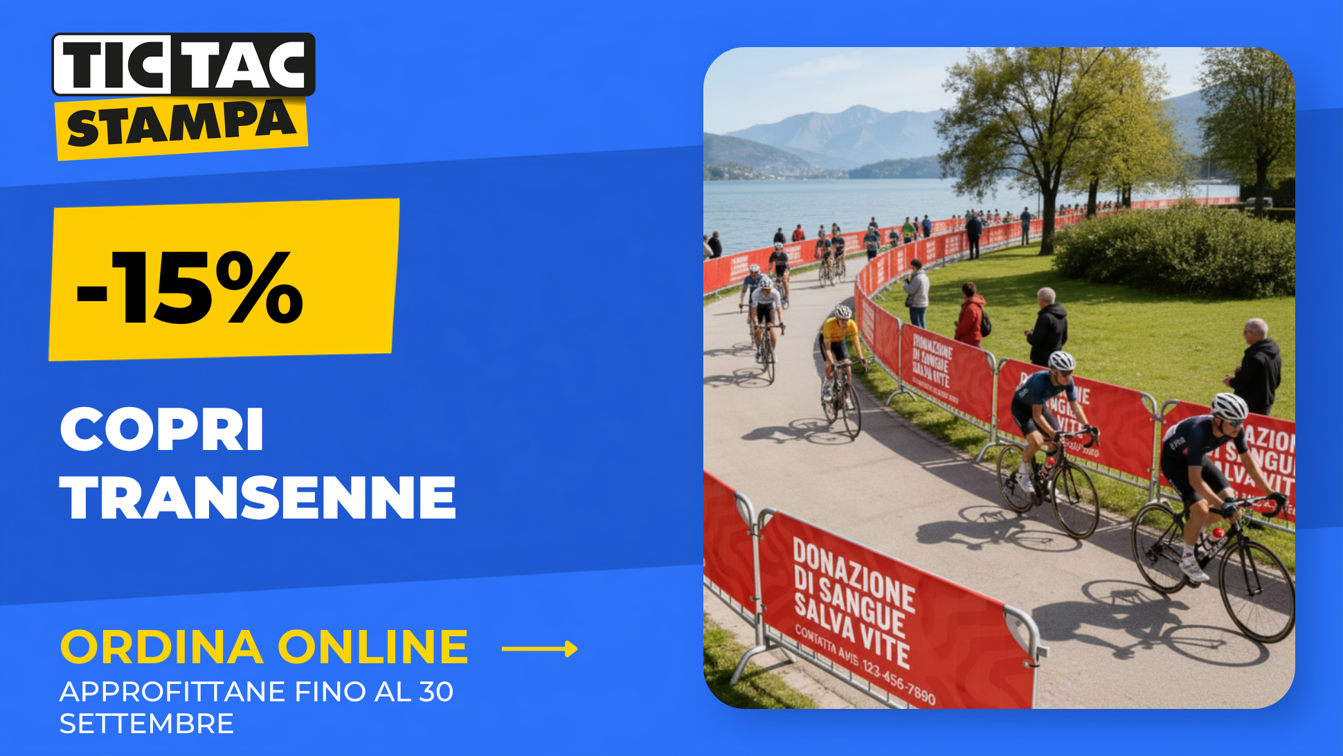 Copritransenna in TNT occhiellato | tictac.it