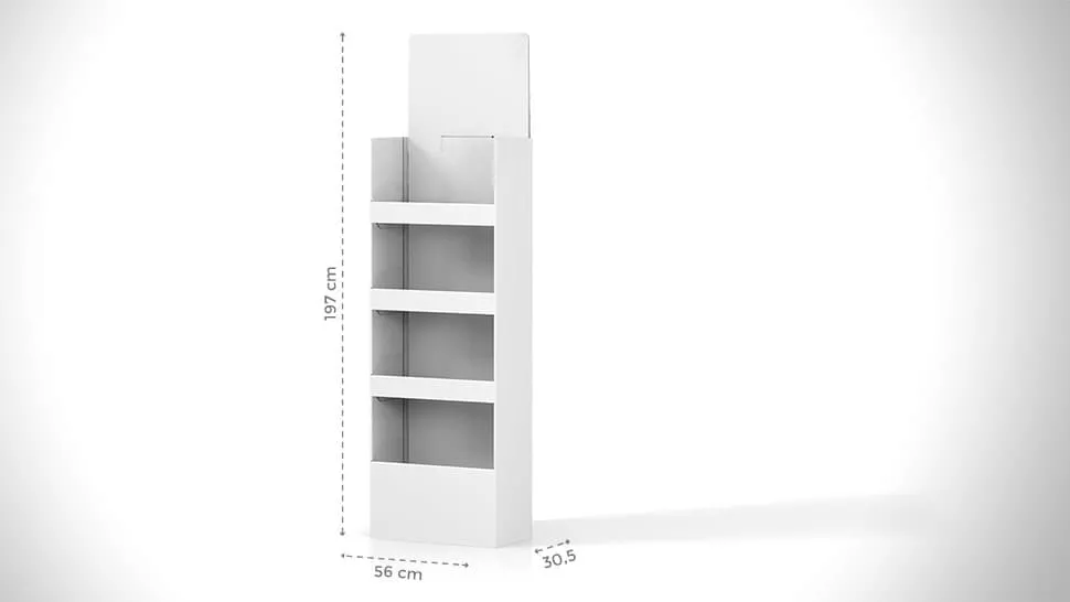 Portaprodotti personalizzabile h197 cm per negozi | tictac.it
