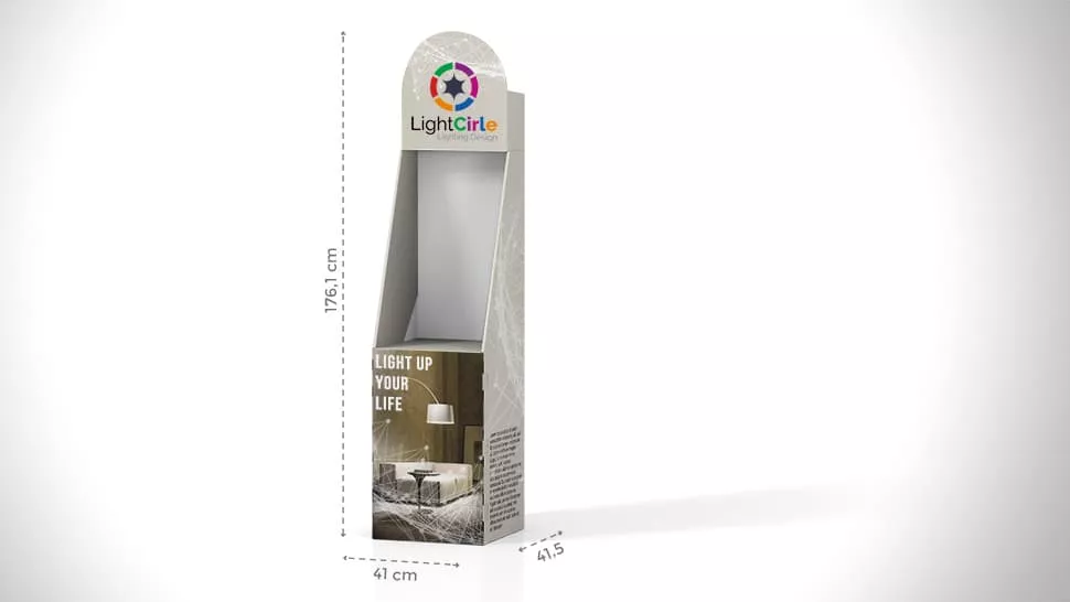 Contenitore in cartone h176 cm | tictac.it