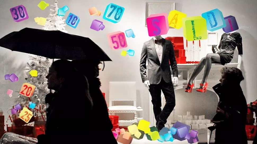 Adesivi saldi per vetrine illuminate | tictac.it