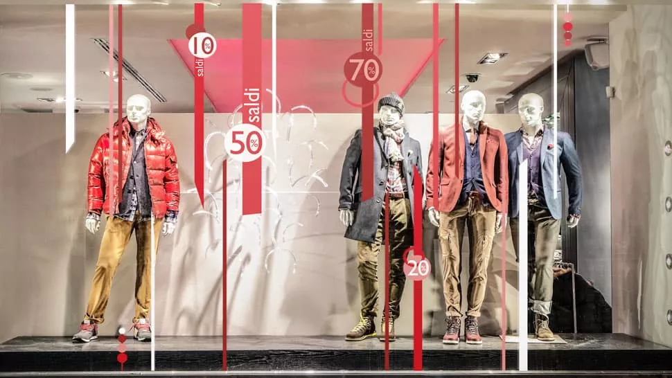 Set adesivi saldi invernali per vetrine | tictac.it Set adesivi saldi invernali per vetrine | tictac.it