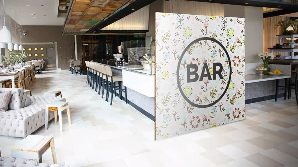 Pannello in cartone falconboard per ristorante | tictac.it