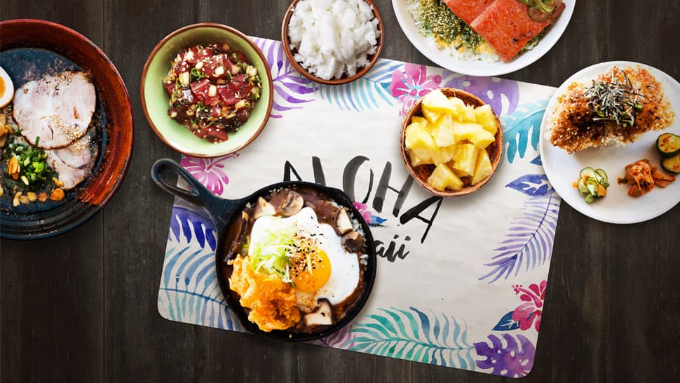 Tovaglietta colazione tema Hawaii | tictac.it Tovaglietta colazione tema Hawaii | tictac.it